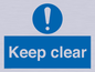 MC519: Keep clear sign