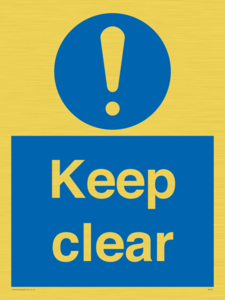 MC519: Keep clear sign
