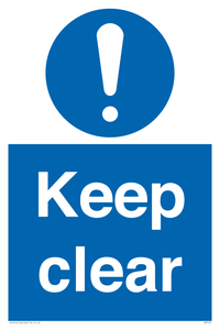 MC519: Keep clear sign