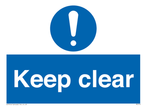 MC519: Keep clear sign