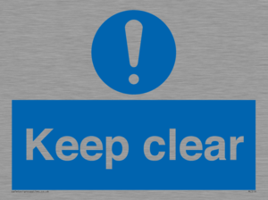 MC519: Keep clear sign