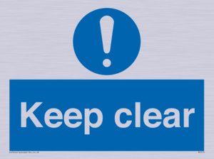 MC519: Keep clear sign