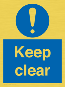 MC519: Keep clear sign