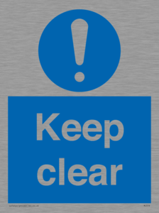 MC519: Keep clear sign