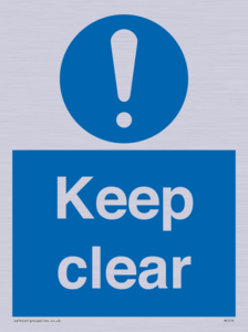 MC519: Keep clear sign