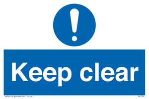 MC519: Keep clear sign