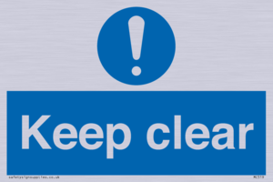 MC519: Keep clear sign