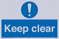 MC519: Keep clear sign