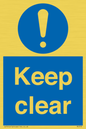 MC519: Keep clear sign