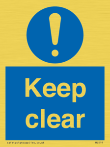 MC519: Keep clear sign