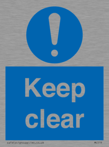 MC519: Keep clear sign