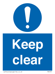 MC519: Keep clear sign