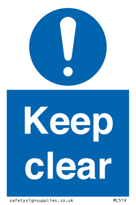 MC519: Keep clear sign
