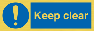 MC519: Keep clear sign