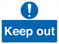 MC520: Keep out sign