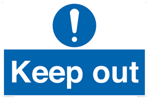 MC520: Keep out sign