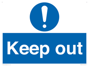 MC520: Keep out sign