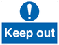 MC520: Keep out sign