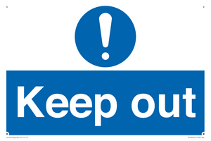 MC520: Keep out sign