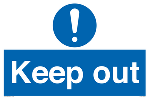 MC520: Keep out sign