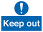 MC520: Keep out sign