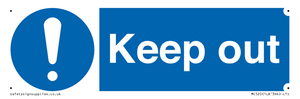 MC520: Keep out sign