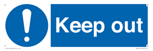 MC520: Keep out sign