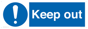 MC520: Keep out sign