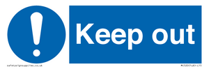 MC520: Keep out sign
