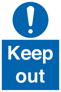 MC520: Keep out sign