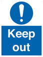 MC520: Keep out sign