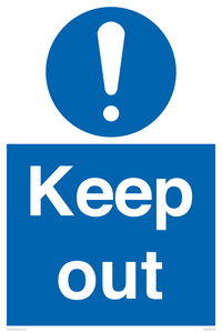 MC520: Keep out sign