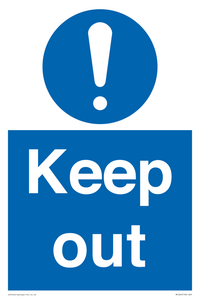 MC520: Keep out sign