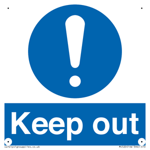 MC520: Keep out sign