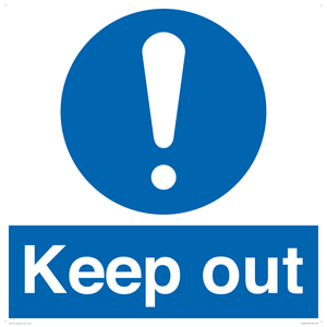 MC520: Keep out sign