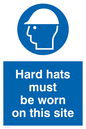 MC524: hard hats must be worn on this site
