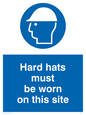 MC524: hard hats must be worn on this site