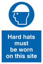 MC524: hard hats must be worn on this site