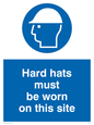 MC524: hard hats must be worn on this site