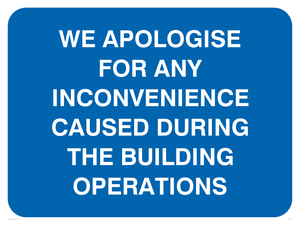 MC527: Apologies during building