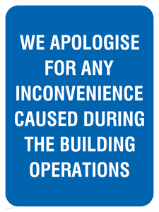 MC527: Apologies during building