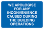 MC527: Apologies during building