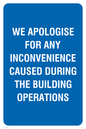 MC527: Apologies during building