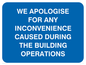 MC527: Apologies during building