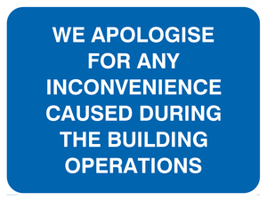 MC527: Apologies during building