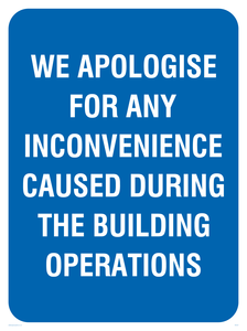 MC527: Apologies during building
