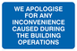 MC527: Apologies during building