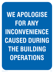 MC527: Apologies during building