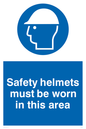 MC529: safety helmets must be worn in this area