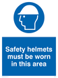 MC529: safety helmets must be worn in this area